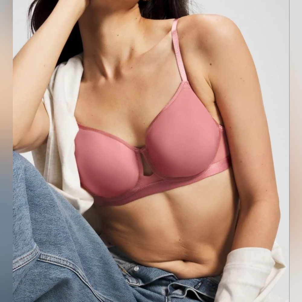 NWT Soma Perfect Coverage Lightest Lift Smooth Clay Rose Color Bra Size 42D